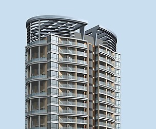 City Residential Garden villa office design  667
