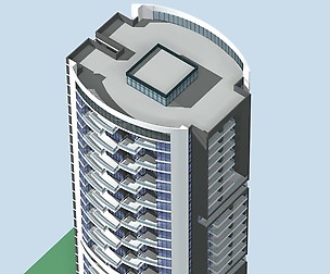 City Residential Garden villa office design  670