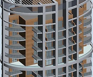 City Residential Garden villa office design  684