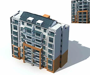 City Residential Garden villa office design  690