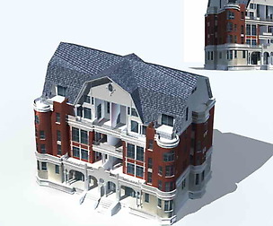 City Residential Garden villa office design  691