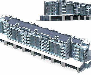 City Residential Garden villa office design  693