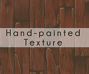 Hand-painted texture: Wood-planks