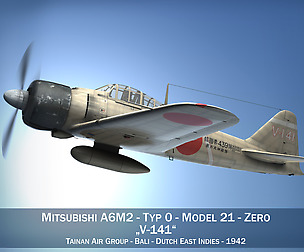 Mitsubishi A6M2 Zero - Tainan Air Group