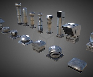 Roof Elements Set 1