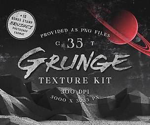 Grunge texture kit