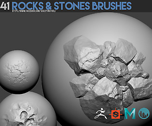 Rocks & Stones Brushes