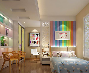 Family Children Bedroom Design full model 01