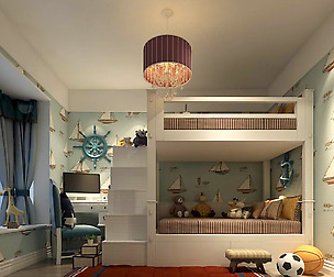 Family Children Bedroom Design full model 03