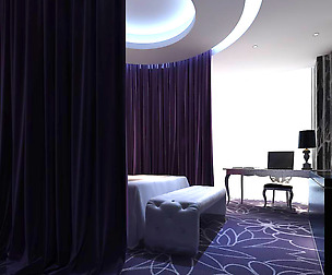 Luxurious stylish bedroom 01