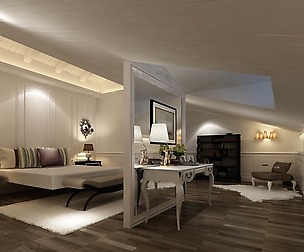 Luxurious stylish bedroom 03
