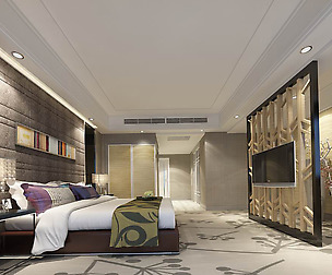 Luxurious stylish bedroom 04