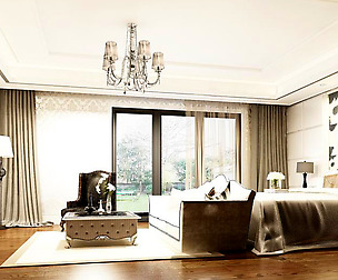 Luxurious stylish bedroom 07