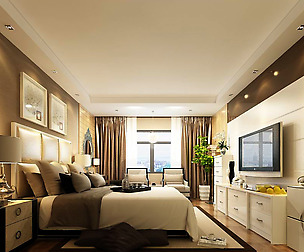 Luxurious stylish bedroom 10