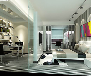 Luxurious stylish bedroom 11