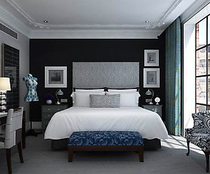 Luxurious stylish bedroom 14