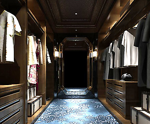 Luxurious stylish bedroom 17