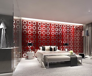 Luxurious stylish bedroom 22