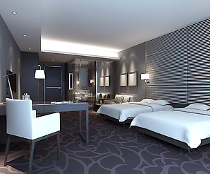Luxurious stylish bedroom 23