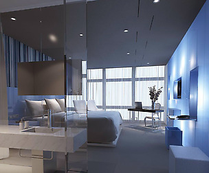 Luxurious stylish bedroom 25