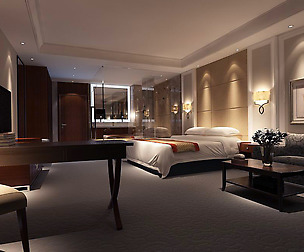 Luxurious stylish bedroom 30