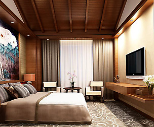 Luxurious stylish bedroom 32