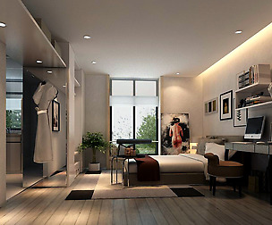 Luxury stylish interior master Bedroom - 05