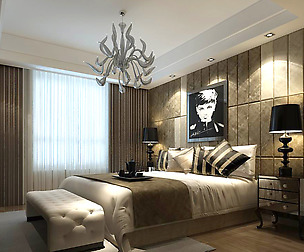Luxury stylish interior master Bedroom - 06