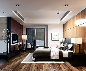 Luxury stylish interior master Bedroom - 08
