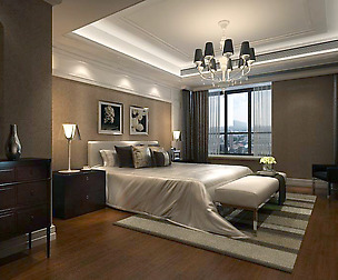 Luxury stylish interior master Bedroom - 09