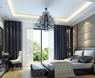 Luxury stylish interior master Bedroom - 16