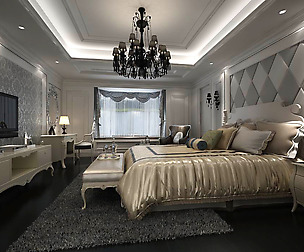 Luxury stylish interior master Bedroom - 35