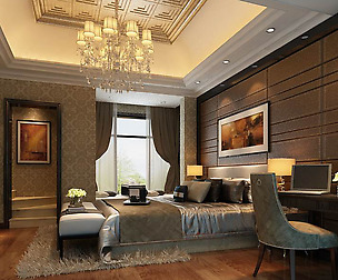 Luxury stylish interior master Bedroom - 39