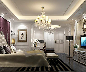 Luxury stylish interior master Bedroom - 44
