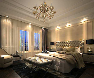 Luxury stylish interior master Bedroom - 50