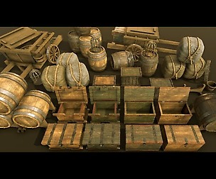Medieval props of high quality