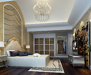 Luxury stylish interior master Bedroom - 59