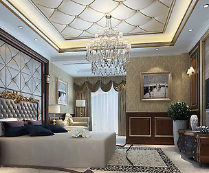 Luxury stylish interior master Bedroom - 76