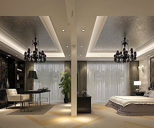 Luxury stylish interior master Bedroom - 81