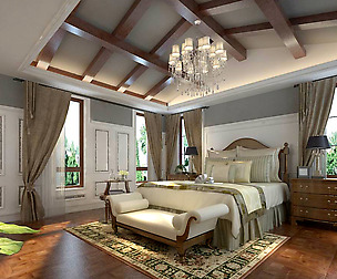 Luxury stylish interior master Bedroom - 85