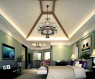 Luxury stylish interior master Bedroom - 88
