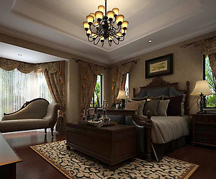 Luxury stylish interior master Bedroom - 89