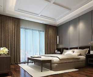 Luxury stylish interior master Bedroom - 93