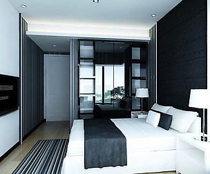 Luxury stylish interior master Bedroom - 97