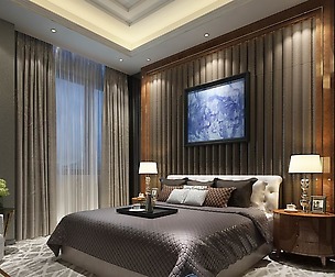Stylish European bedroom 10