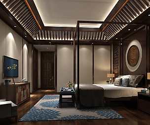 Bedroom - Chinese style -9402