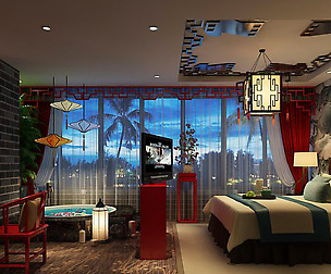 Bedroom - Chinese style -9408
