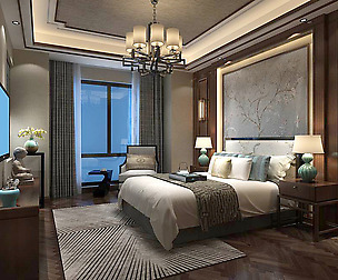 Bedroom - Chinese style -9428