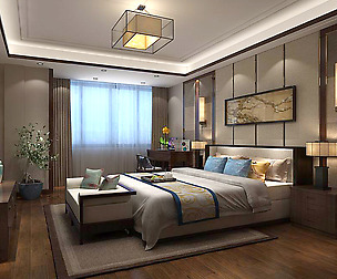 Bedroom - Chinese style -9429