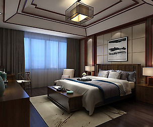 Bedroom - Chinese style -9432